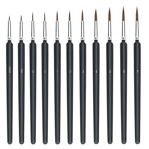 Fine Detail Paint Brush 6 PCS Set