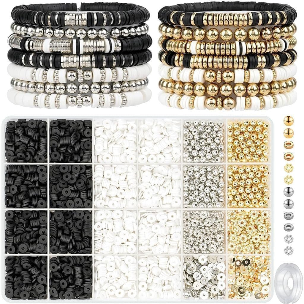 BRACELET MAKING (BLACK, WHITE, SILVER, GOLD)