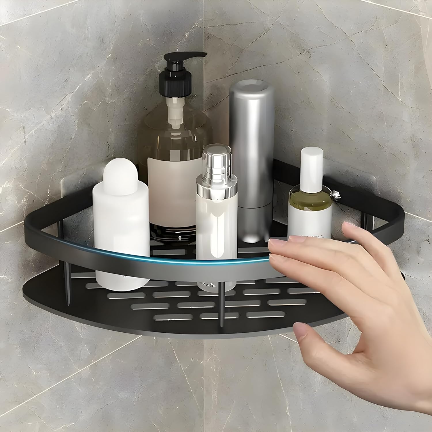 BATHROOM CORNER RACK
