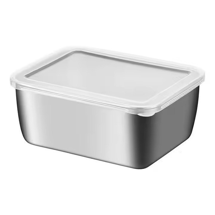 SS FOOD TRAY WITH LID