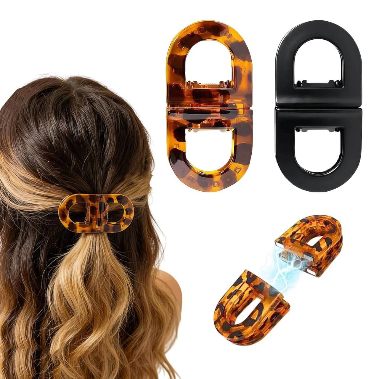 Magnetic Hair Claw Clip