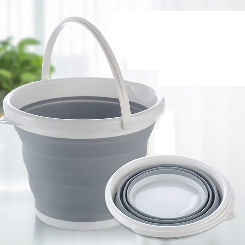 SILICONE FOLDING BUCKET 10 LTR