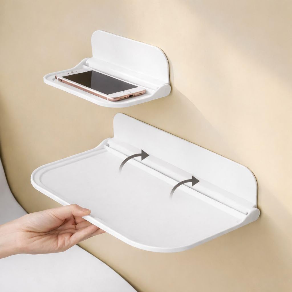 FOLDABLE WALL MOUNTED SHELF