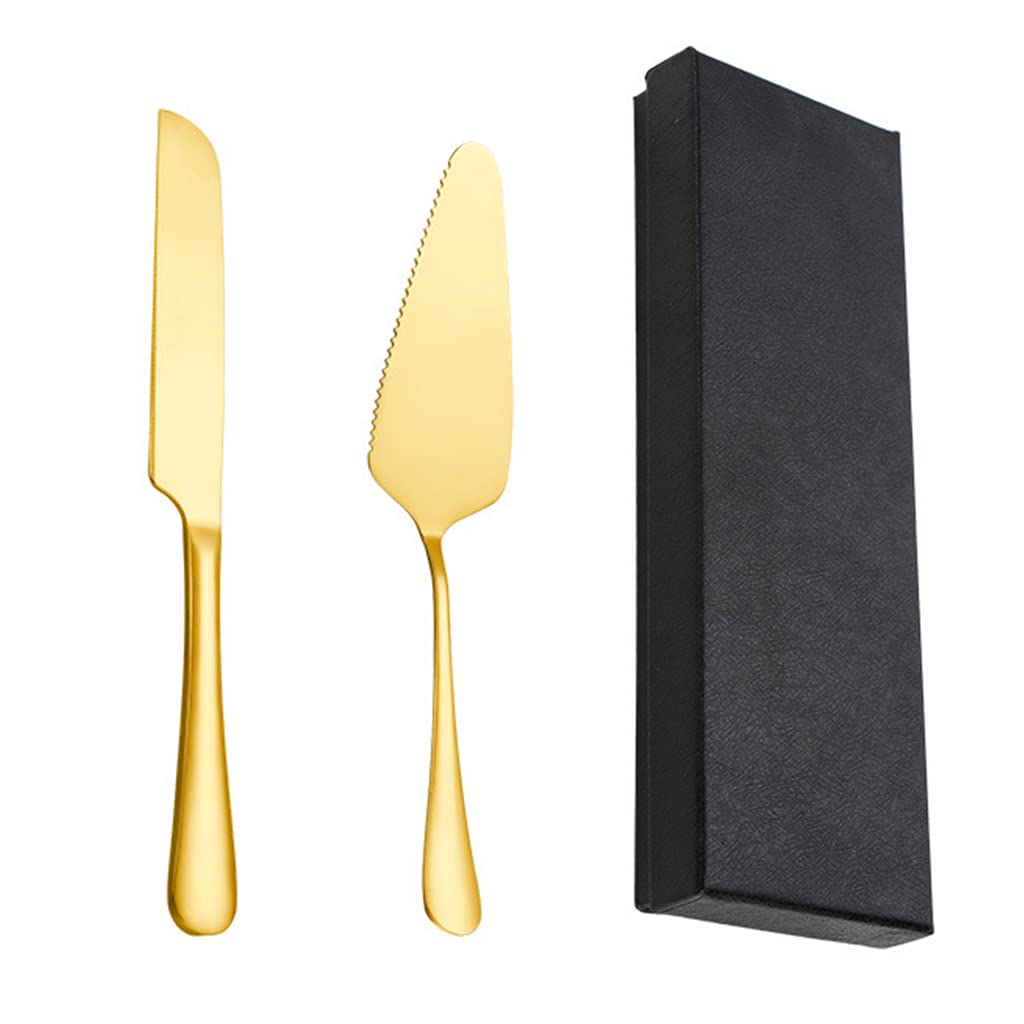 CAKE KNIFE AND SLOVE