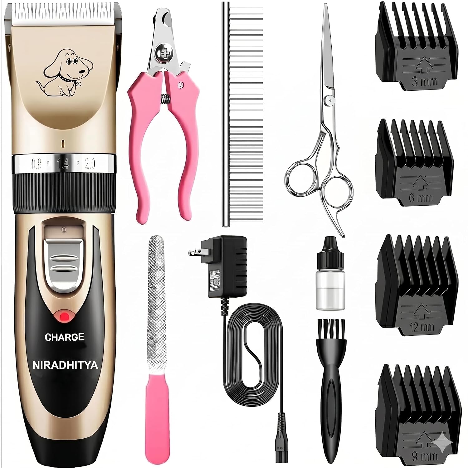 pet hair trimmer kit