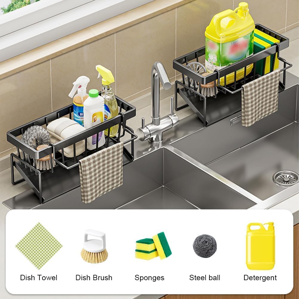 METAL SINK CADDY 2 IN 1