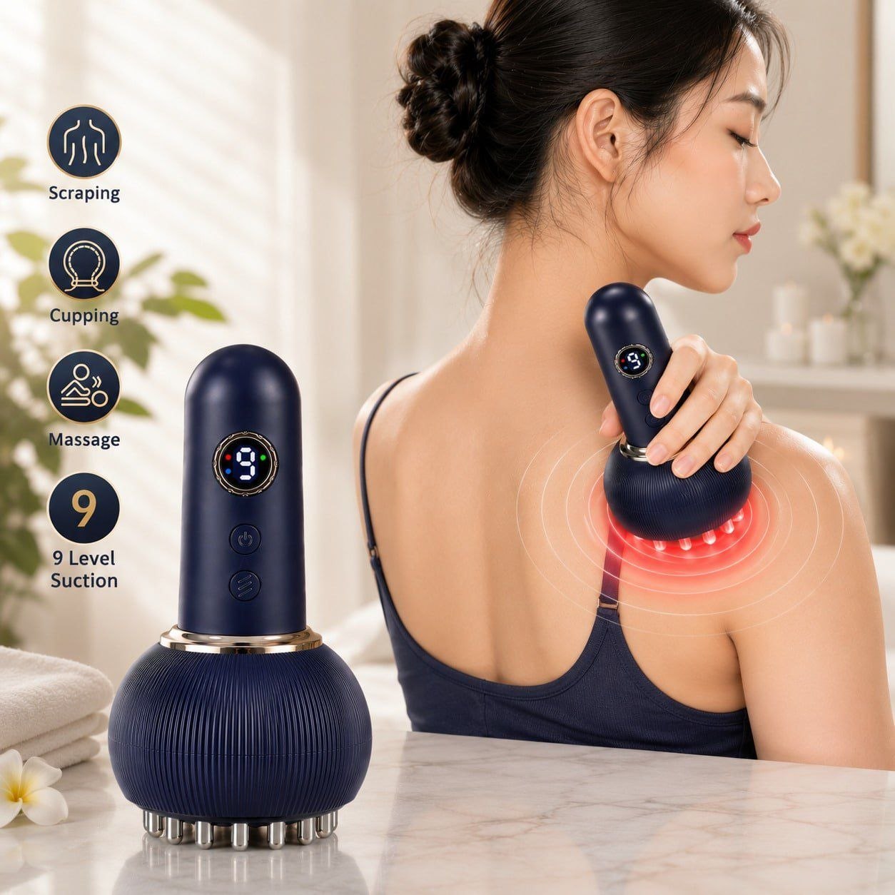 9 Level Smart Electric Vacuum Suction